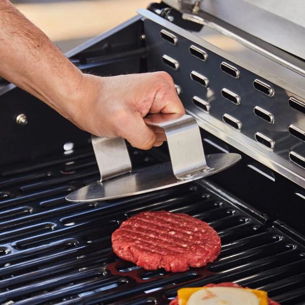 Prensador de Hamburguesas Smokky Acero Inoxidable