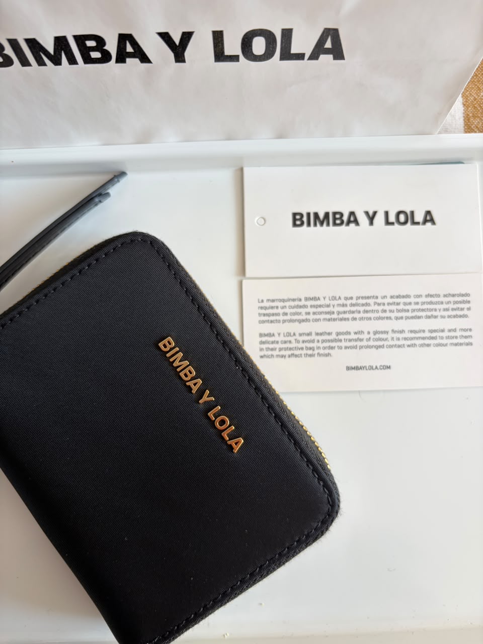 Billetera Negra Bimba Y Lola