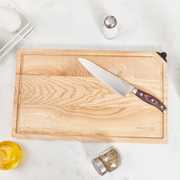 Set Cuchillo y Tabla Arizona 2 Pzs con un afilador incorporado Simple Cook