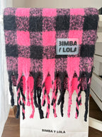 Bufanda Bimba Y Lola Cuadros Rosados