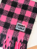 Bufanda Bimba Y Lola Cuadros Rosados