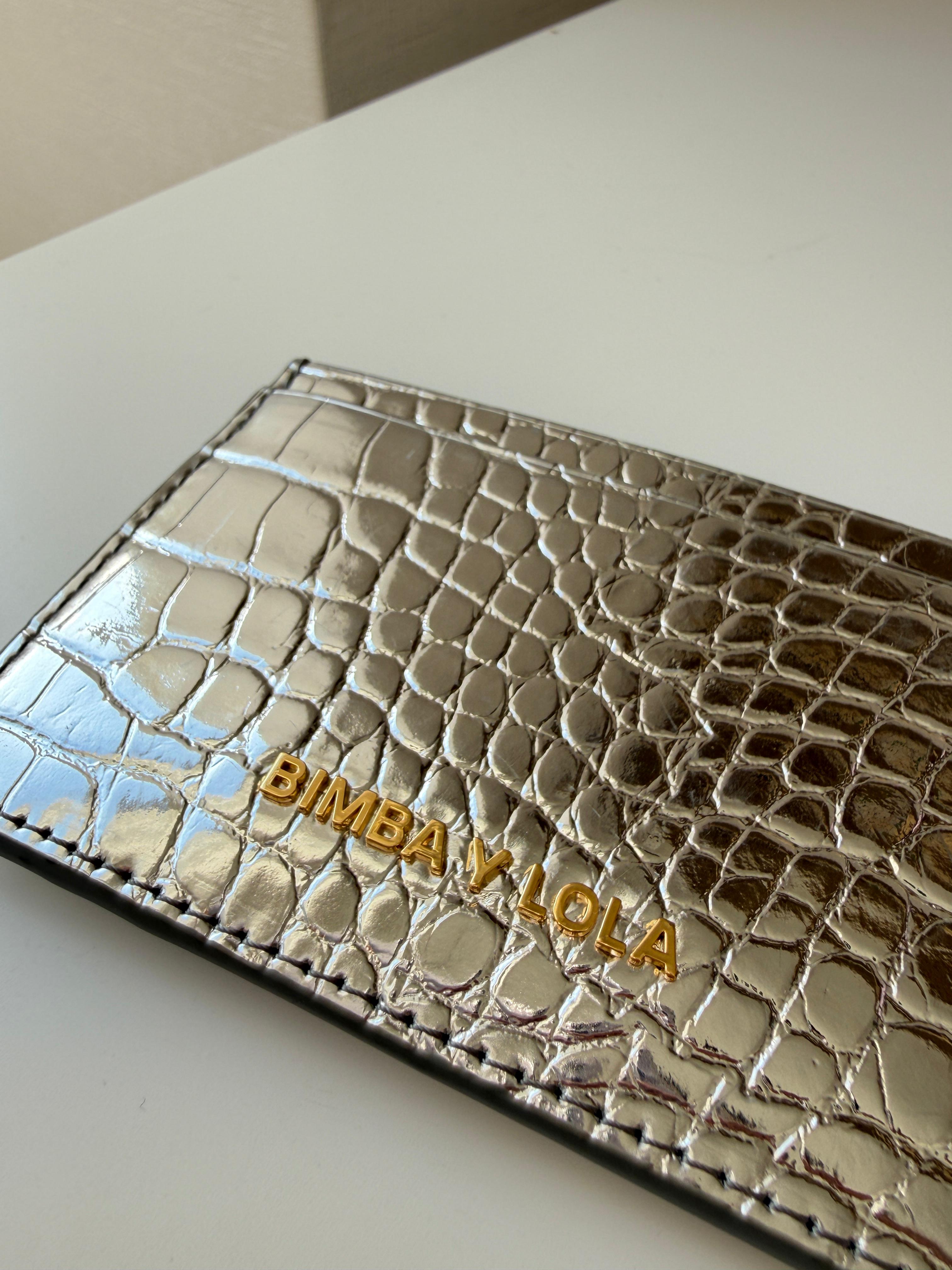 Tarjetero Bimba y Lola – Print Bimba Logos Plateado