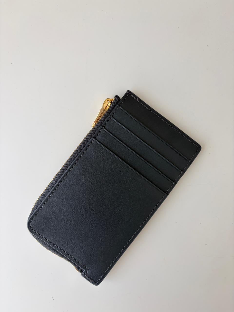 Monedero Tarjetero Floral Negro Bimba y Lola