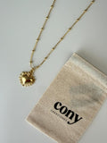 Collar Corazón Mexicano Dorado