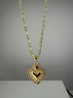 Collar Dije Estilo Mexicano en Baño de Oro