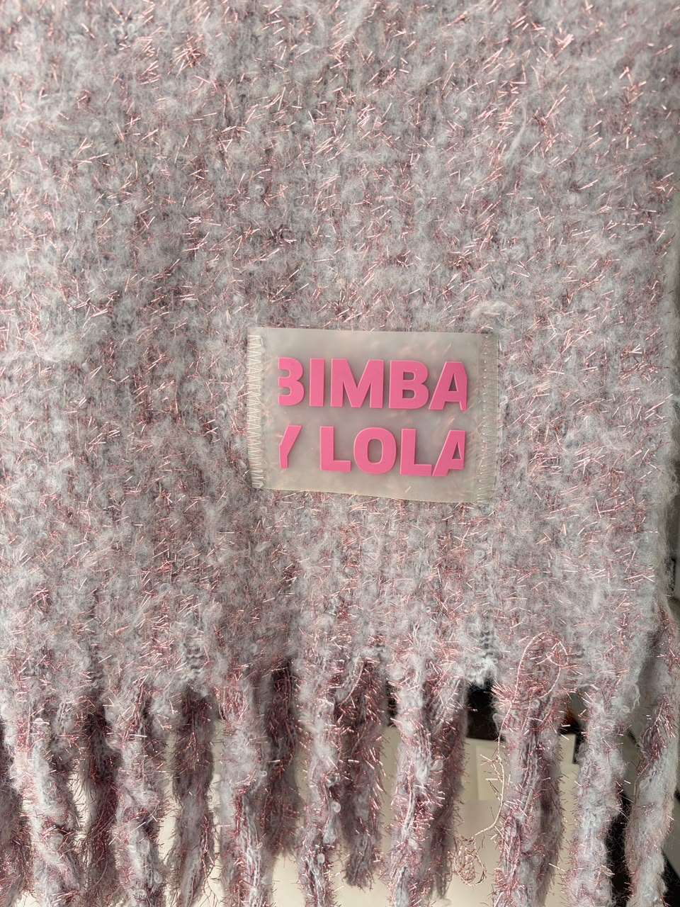 Bufanda Bimba Y Lola en tonos Rosados