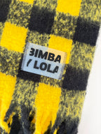 Bufanda Bimba Y Lola Cuadros Amarilla