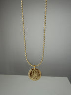 Collar Medalla Dorada